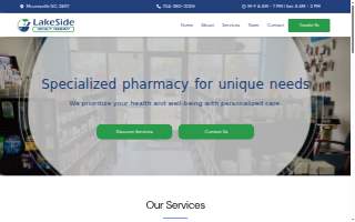 Lakeside Specialty Pharmacy website