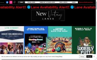 New Victory Lanes website