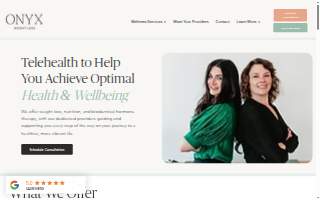 Onyx Weight Loss Clinic of Mooresville website