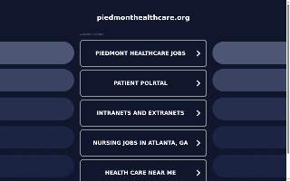 Piedmont HealthCare - Mooresville Primary Care website