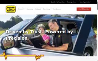 Precision Tune Auto Care website