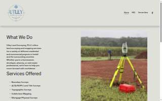 Utley Land Surveying, PLLC of Mooresville website