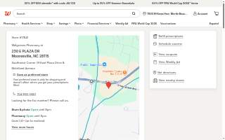 Walgreens Pharmacy website