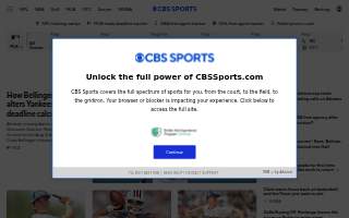 CBS Sports website