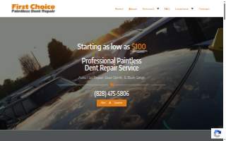 First Choice Dent Repair website