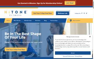 HiTONE Fitness of Morganton website