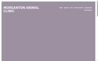 Morganton Animal Clinic website