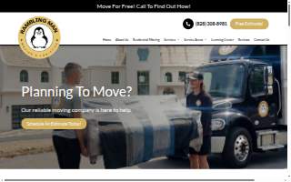 Rambling Man Logistics website
