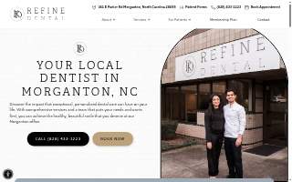 Refine Dental website