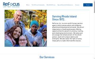 Refocus Information Technology website