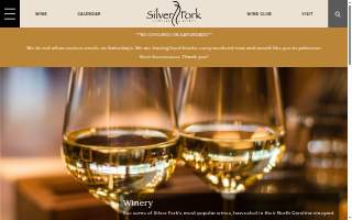 Silver Fork Winery website