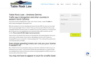 Table Rock Law website