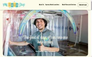The Wash Shop website