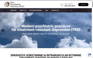 Zen Psychiatric Services, PLLC SPRAVATO® (esketamine) & Ketamine Treatment Center website