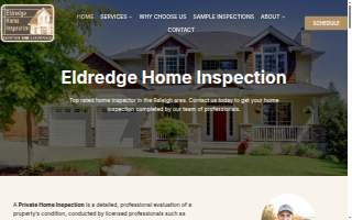 Eldredge Home Inspection website