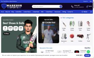 Markhor Sports website