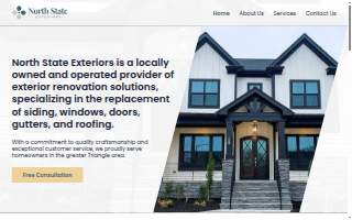 North State Exteriors website