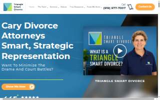 Triangle Smart Divorce website