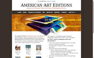 American Art Editions website