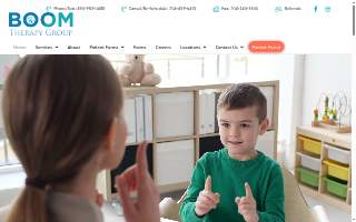 Boom Therapy Group website