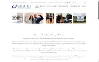 Choice Physical Therapy & Wellness - Mt. Airy website