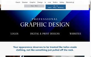 David Slawter Graphic Design website