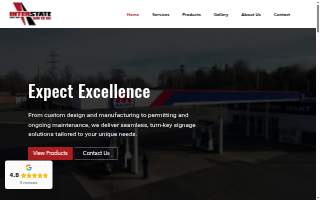 Interstate Sign Co Inc website