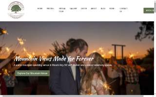 Mayberry Meadows Weddings & Events website
