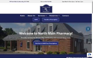 North Main Pharmacy website