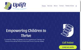 Uplift Pediatric Therapy LLC website