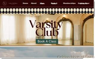 Varsity Club Pilates website