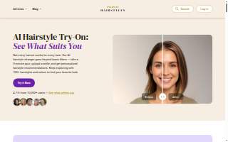 Hair Cut Shop website