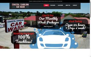 Coastal Carolina Car Wash website