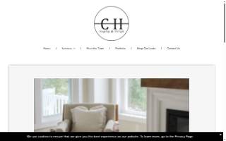 Custom Home Staging & Design website