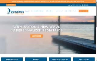 Dockside Pediatrics website