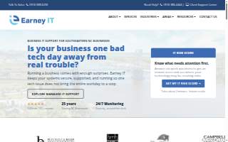 Earney IT website