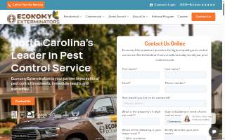 Economy Exterminators website