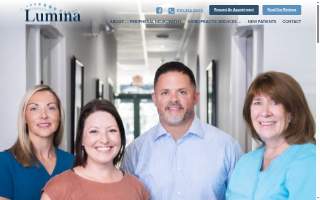 Lumina Chiropractic website
