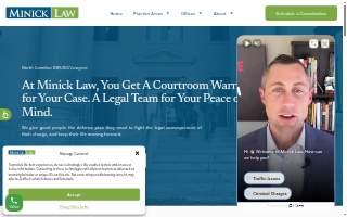 Minick Law, P.C. of Murraysville website