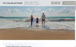Port City Mental Health, PLLC website