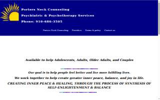Porters Neck Counseling website