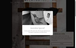 Snafu Tattoo Studio website