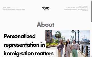 The Law Office of Vanessa A. Gonzalez PLLC website