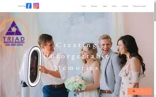 Triad Photo Booth of Murraysville website