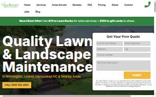 Vinedresser Lawn and Landscape Maintenance of Murraysville website