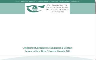 Baxter Eye Care website