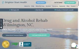 Brighter Start Health - New Bern Addiction and Mental Health Treatment Center website