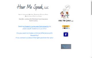 Hear Me Speak website