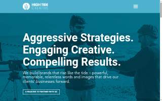 High Tide Creative website