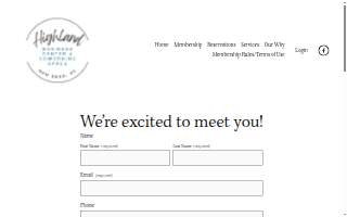 Highland Business Center & Coworking Space website